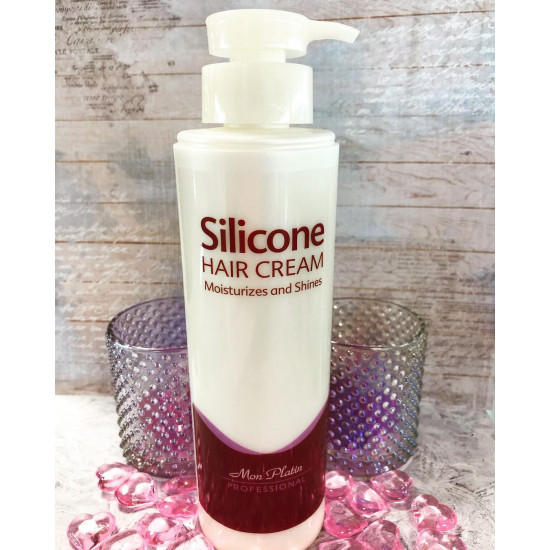 Силиконовый крем, облегчающий расчесывание+уход+блеск 500мл Mon Platin Professional Silicone Hair Cream Moisturizes and Shines