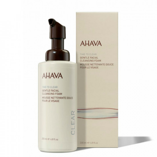 Нежная очищающая пенка для лица Ahava Time To Clear Gentle Facial Cleansing Foam 200мл