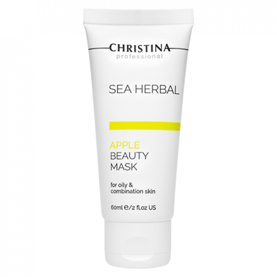 Маска красоты «Яблоко» для жирной и комбинированной кожи 60мл Christina Sea Herbal Beauty Mask Apple